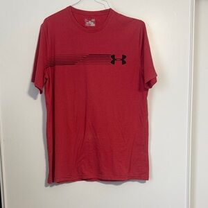 Under Armour Men's Red Short Sleeve Tee